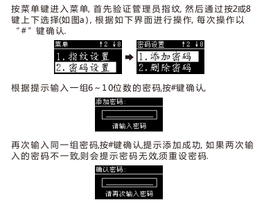 指紋鎖密碼設置